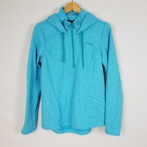 FILA Sport teal zip up hoodie